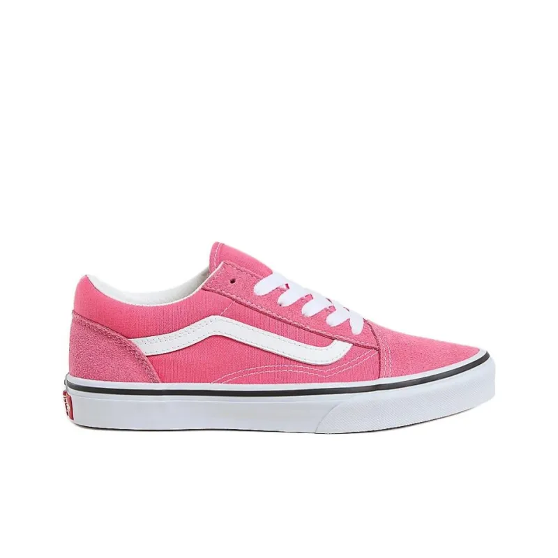 Vans Old Skool Anti-Slip Wear-Resistant Low-Top Kids' Skateboarding Shoes Pink Teenagers-1