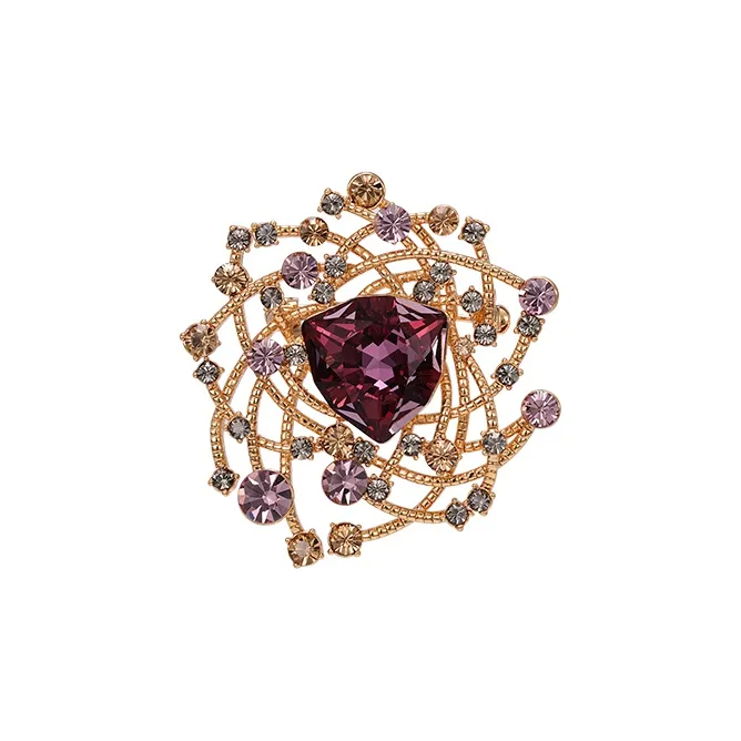 Eternelle Austrian Crystal Brooches Women's-1