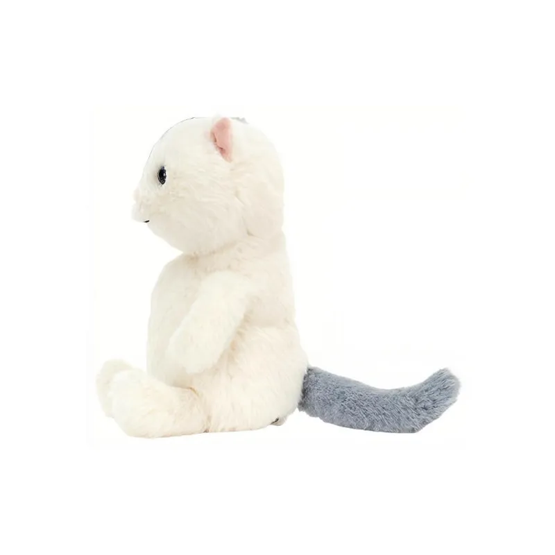 JELLYCAT Cat Collection Animal Short And Cute Little Cat Dolls Plush Doll 19cm Height-3
