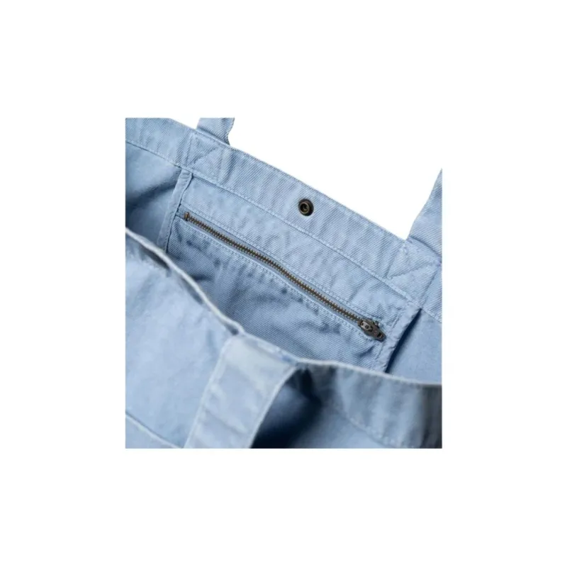 Carhartt WIP Cotton One Shoulder Handbag Regular Unisex Light Blue-3