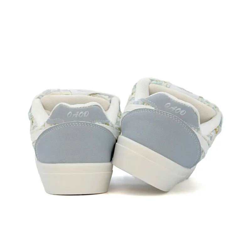 OAOQ Cushioning Height Increasing Abrasion Resistant Lightweight Mat Low Top Casual Shoes Unisex-110