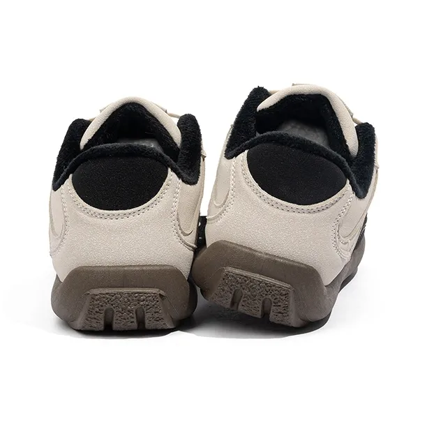 BABAYA KIDS Warm Anti Slip And Wear Resistant Low Top Skateboard Shoes Women's Beige Brown-6