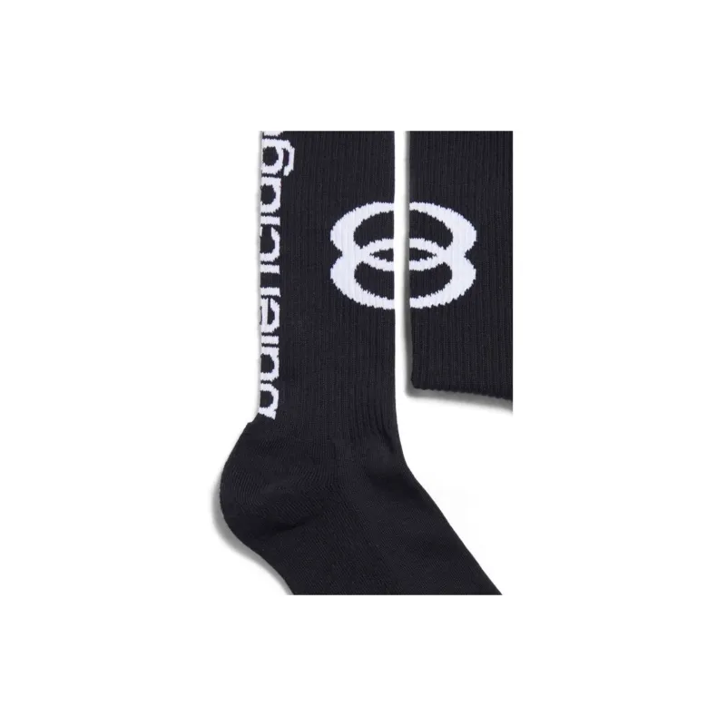 Balenciaga Unity Knitted Socks 'Black/White'-2