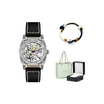 RERF Mechanical Movement Men's Watches Silver Dial