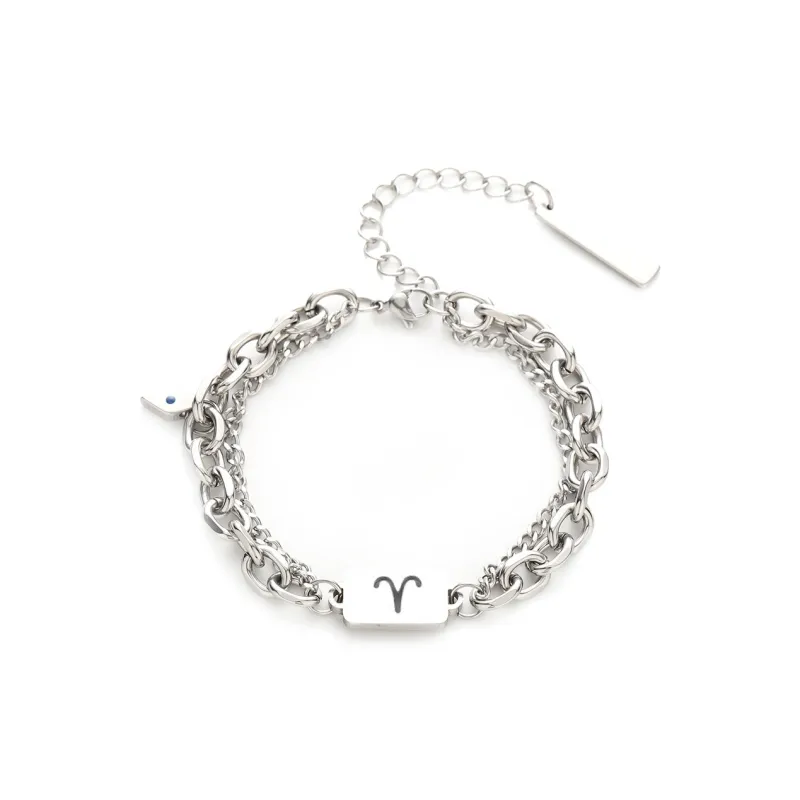 AKAK Titanium Steel Bracelets Unisex-20
