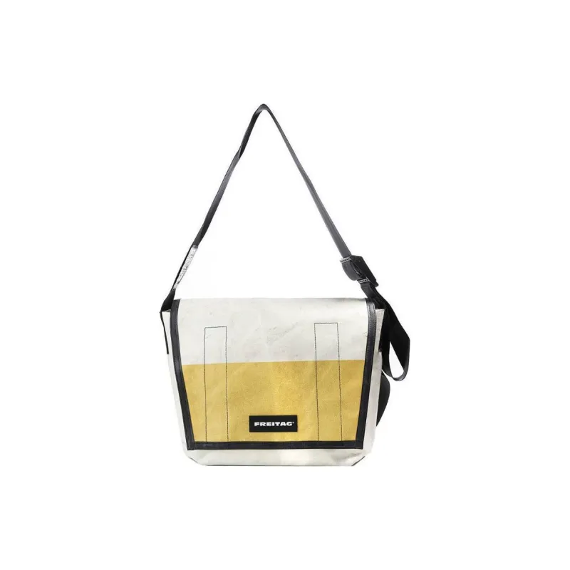 FREITAG Polyester Shoulder Bag Crossbody Bag Regular Unisex Yellow & White-1