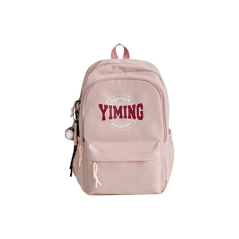 DCLOUD Nylon Backpack Unisex Red/White/Blue/Pink/Black-15
