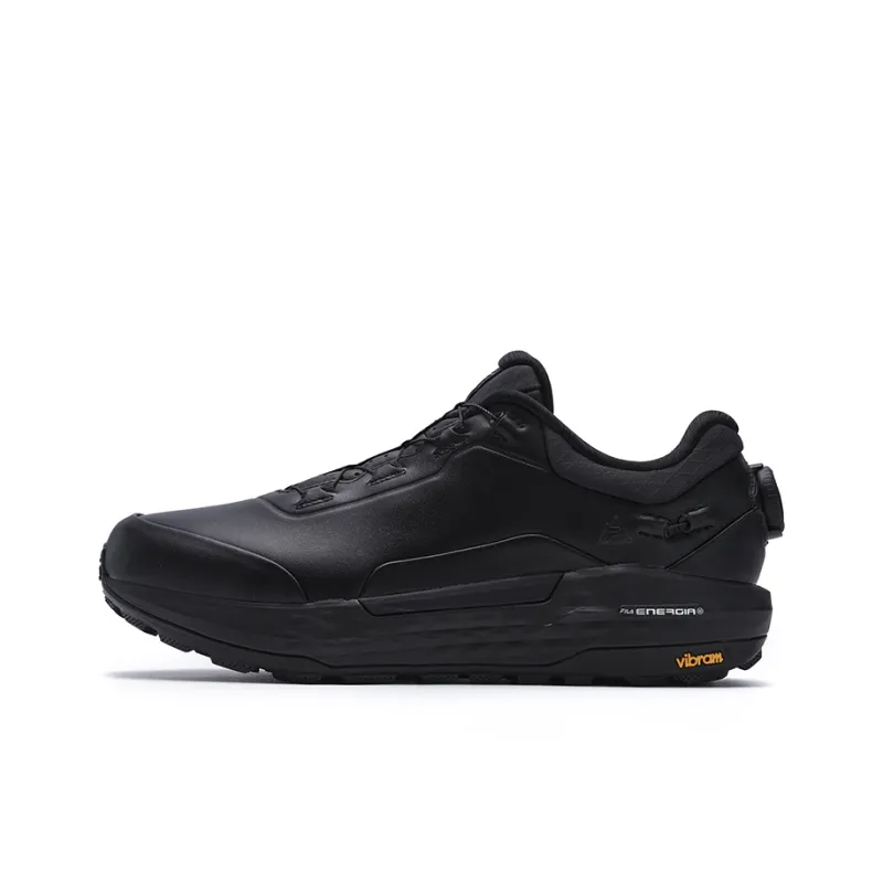 FILA BOA EXPLORER 2 Slip Resistant Low Top Running Shoes Men's Black-0