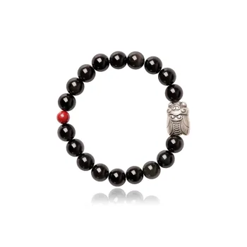 EADDA JEWELRY Obsidian Bracelets Unisex
