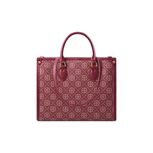 Vigno Synthetic Leather Tote Bag, Shopping Bag, One Shoulder Handbag Regular Women's Red