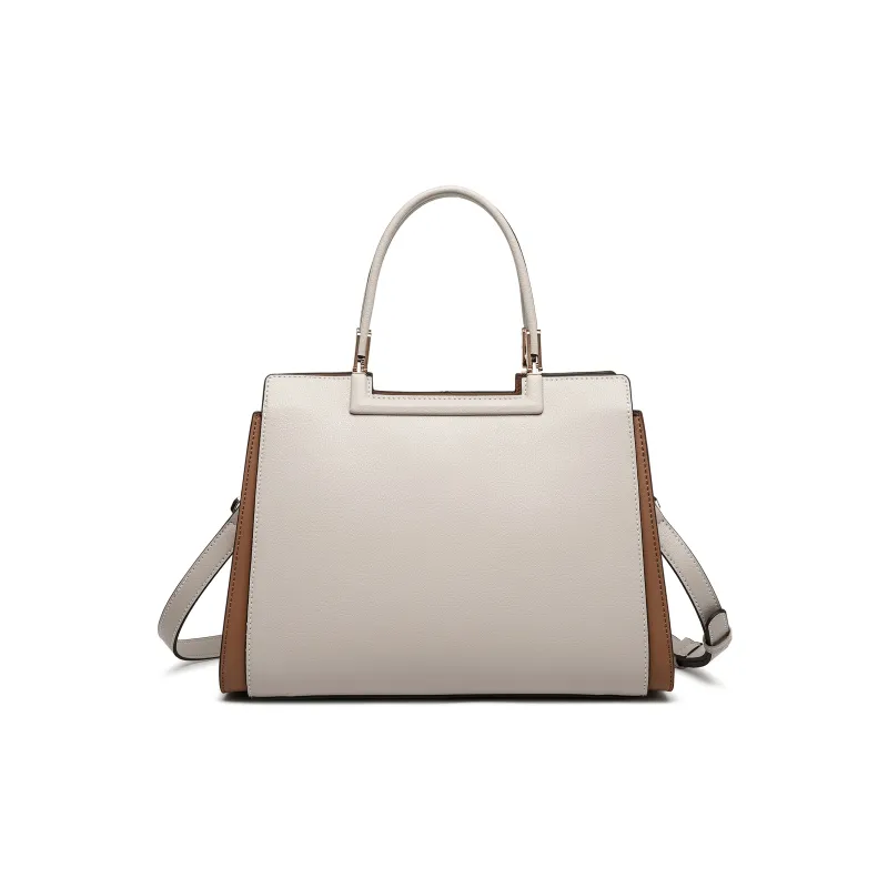 FAIRWHALE Cow Leather Tote One Shoulder Handbag Women's Multicolor-26