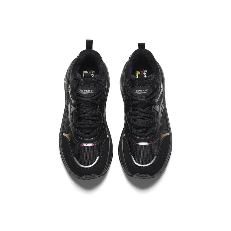 Sprandi Dome Anti Slip Wear Resistant Low Top Casual Shoes Women's Black-2