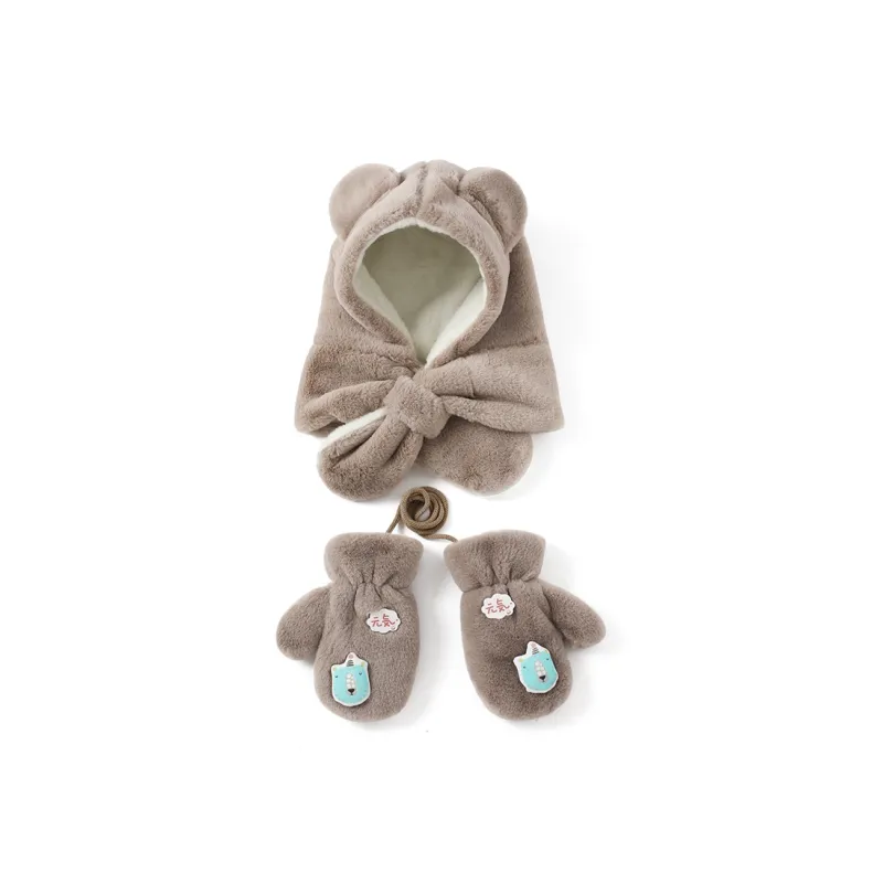 Shizhu Polyester Hoods & Plush Hats Kids'-1