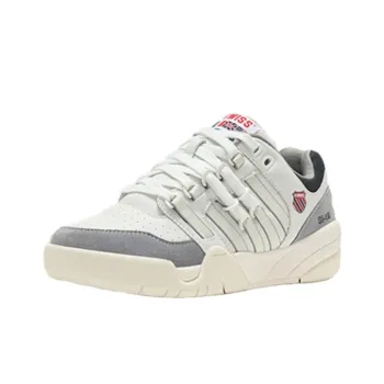 KSWISS Si-18 Anti-Slip Wear-Resistant Low-Top Skateboard Shoes Women's White