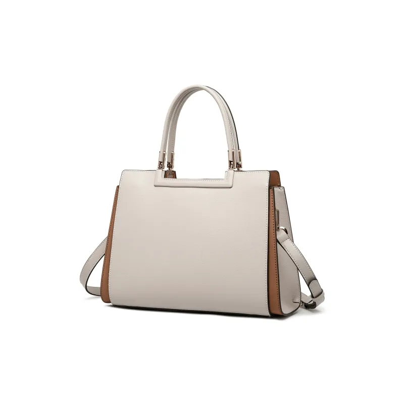 FAIRWHALE Cow Leather Tote One Shoulder Handbag Women's Multicolor-27