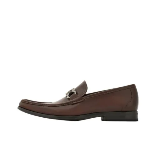FERRAGAMO GANCINI Loafers Men's Brown