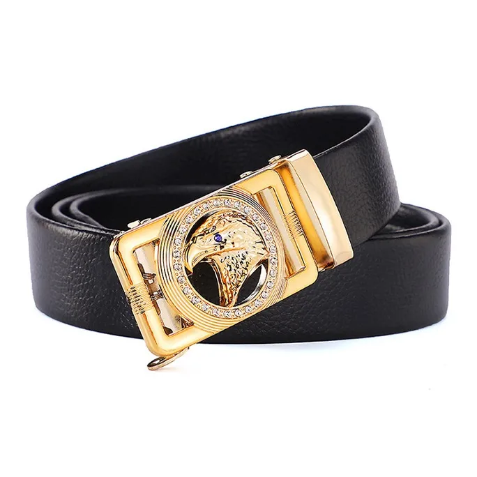 JONNY MOORE Faux Leather/Iron Leather Belts Men's 3.7-5