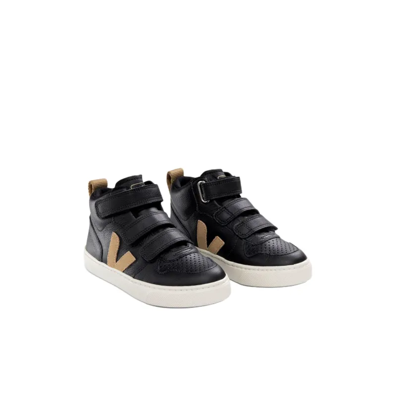 VEJA V-10 Mid-Top Kids' Skateboarding Shoes Black Kids'-2