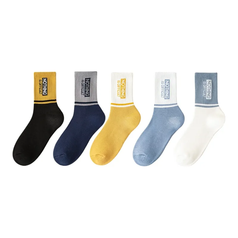 SOIE Mid Calf Socks Men's Combo Set-42