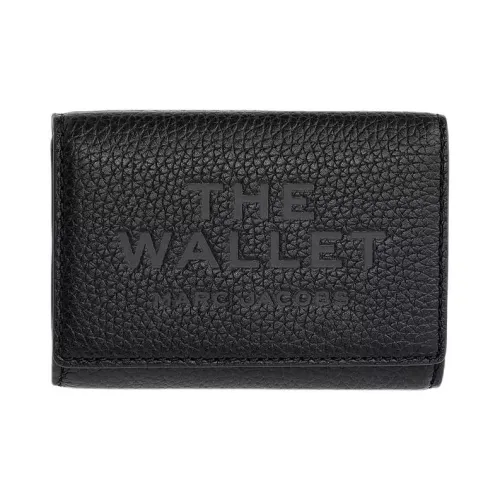 MARC JACOBS Cow Leather Wallet Women's Black