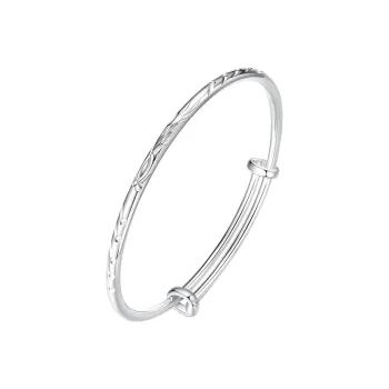Strange 999 Fine Silver Bangles Women's