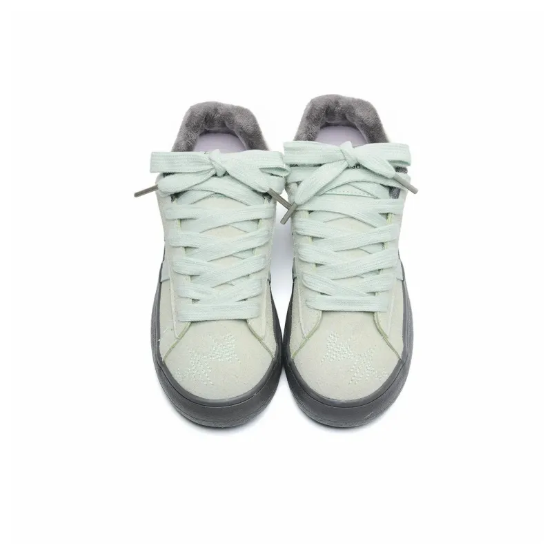 7 SEVFUN Wear resistant And Lightweight Low Top Skateboard Shoes Unisex Mint Green-24