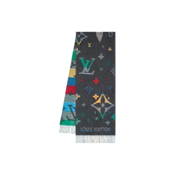 LOUIS VUITTON Lv Galaxy Tartan Scarf