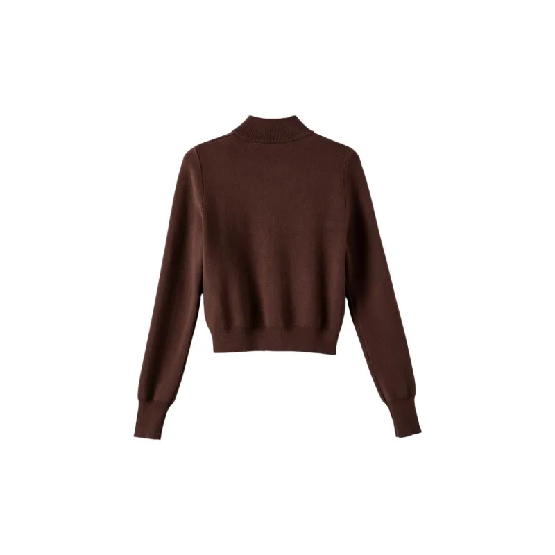 Late White Knitwear Women's Coffee-1