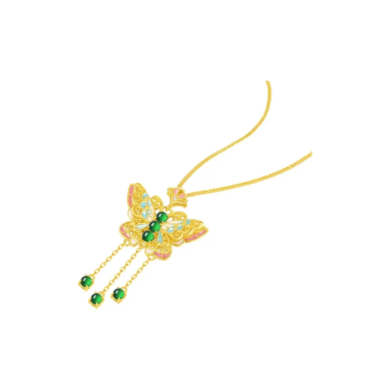 CHOW TAI SENG S925 Silver Necklaces Women's-1