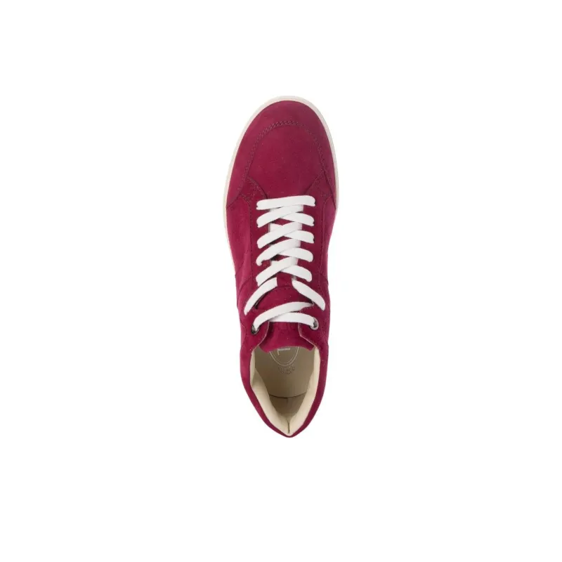 TOD'S Mid Top Skateboard Shoes Women's Red-4