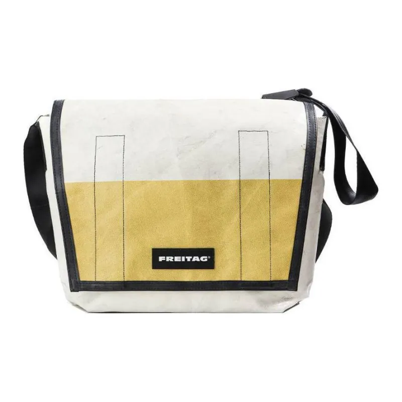 FREITAG Polyester Shoulder Bag Crossbody Bag Regular Unisex Yellow & White-0