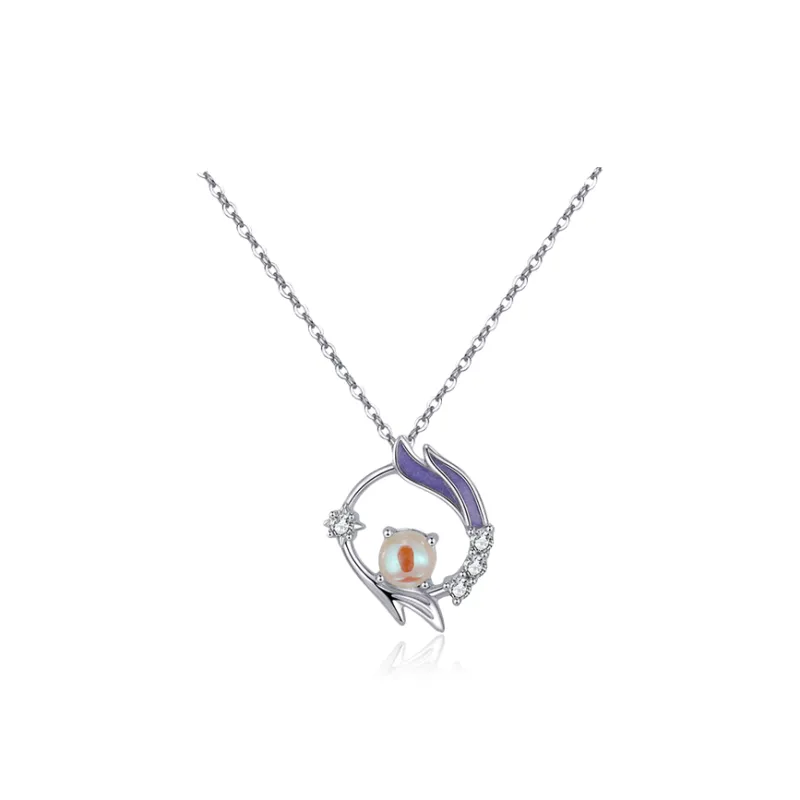 Chongqing Gold Store S925 Silver Necklaces Women's-0