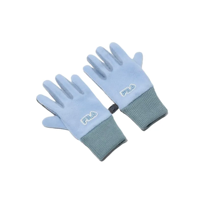 FILA Wool Knit Gloves Kids' Blue-1