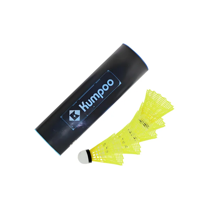 KUMPOO Nylon Shuttlecock 6 Pack Nylon Indoor And Outdoor Training And Competition Shuttlecocks-0