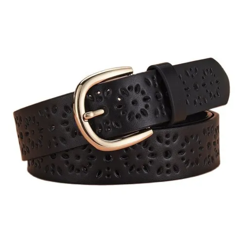 JONNY MOORE PU Leather/Alloy Leather Belts Unisex 3cm