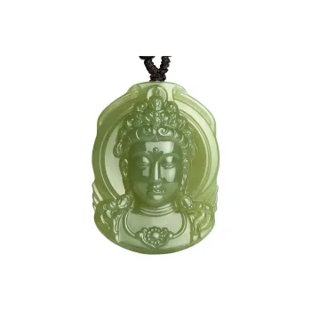Phoenisess Hetian Jade Pale Greenish White Jade Men's