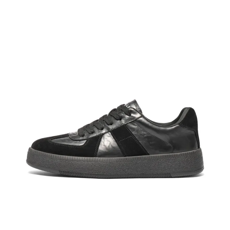 BELLE Anti Slip And Wear Resistant Height Increasing Skateboard Shoes Men's-0