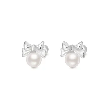 JOLLY NOTE Sterling Silver Stud Earrings Women's
