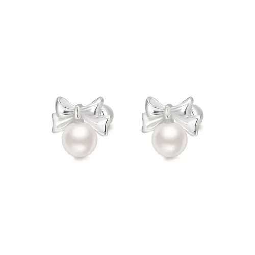 JOLLY NOTE Sterling Silver Stud Earrings Women's