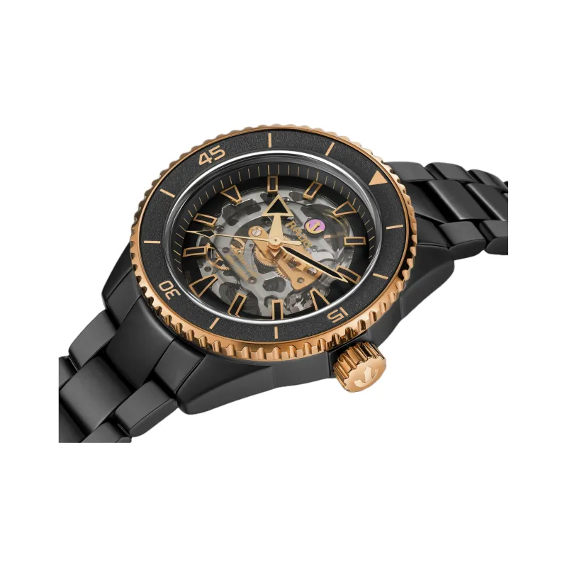 RADO Automatic Mechanical Movement Men's Watches Watch 43mm Cut Out Dial Ceramic Watch Case Ceramic Strap-1