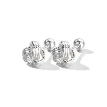 JOLLY NOTE Sterling Silver Stud Earrings Women's