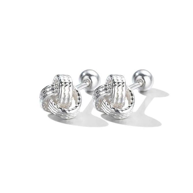 JOLLY NOTE Sterling Silver Stud Earrings Women's-0