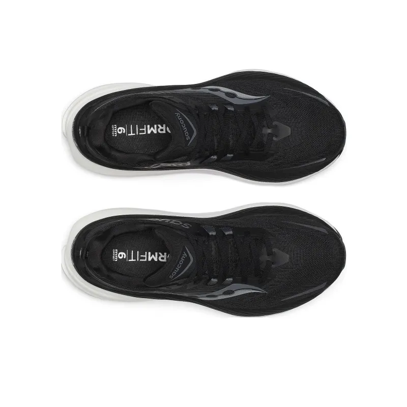 Saucony Anti Slip Wear Resistant Low Top Running Shoes Men's Black-2