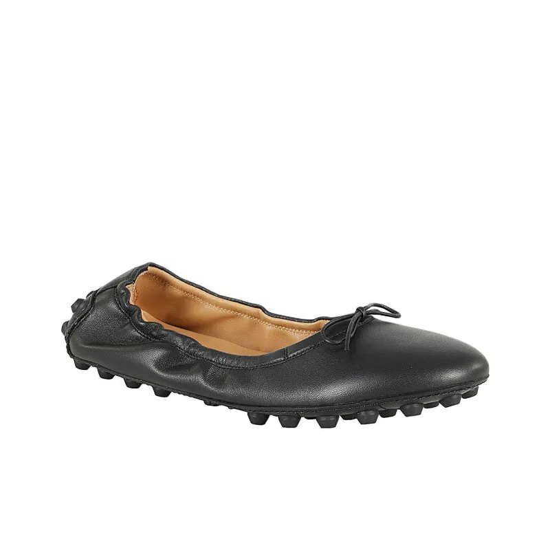 TOD'S Ballerina Nera Beanie Shoes Women's Black-2