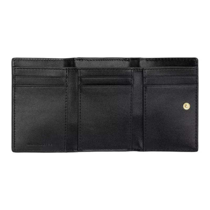 MARC JACOBS Cow Leather Wallet Women's Black-3