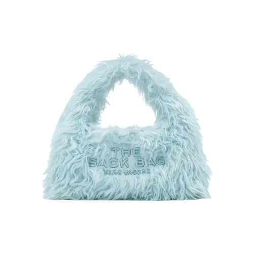 MARC JACOBS Faux Fur Handbag Mini Women's Cloud Blue
