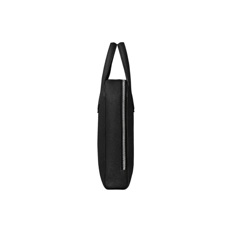 HERMES Victoria Light Calfskin Business Bag Briefcase Handbag Men's 89 Noir Black-1