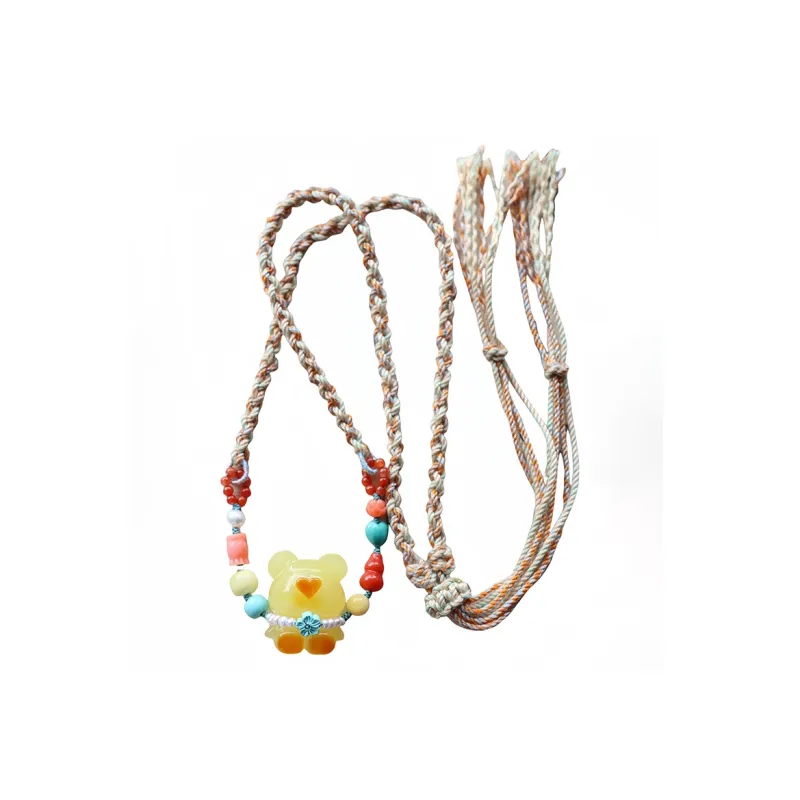 Xifeng Building Beeswax Necklaces Women's-0
