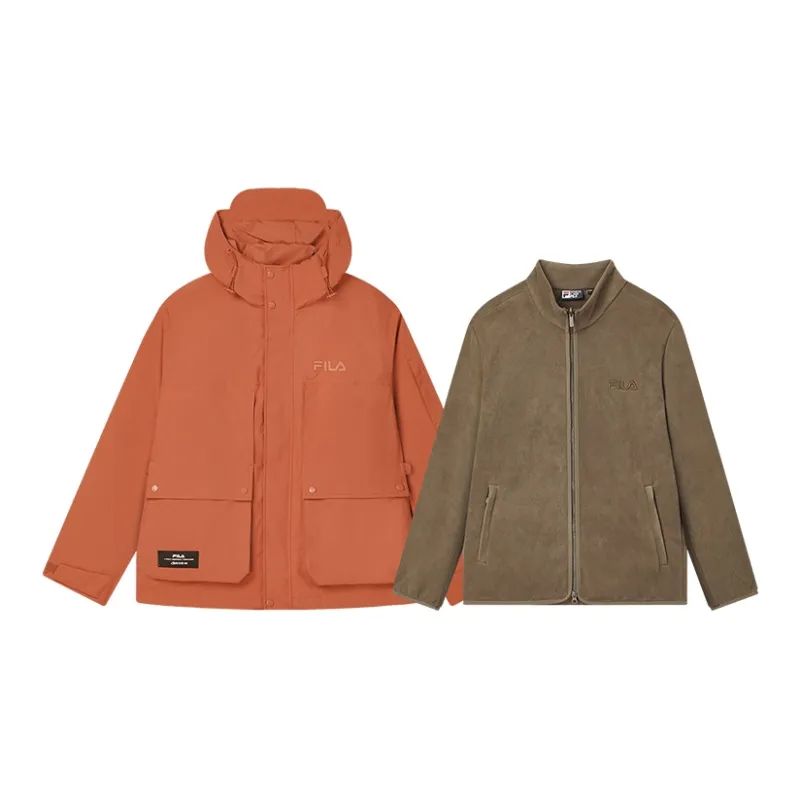 FILA Windbreaker Jacket Men's Light Rusty Red-3