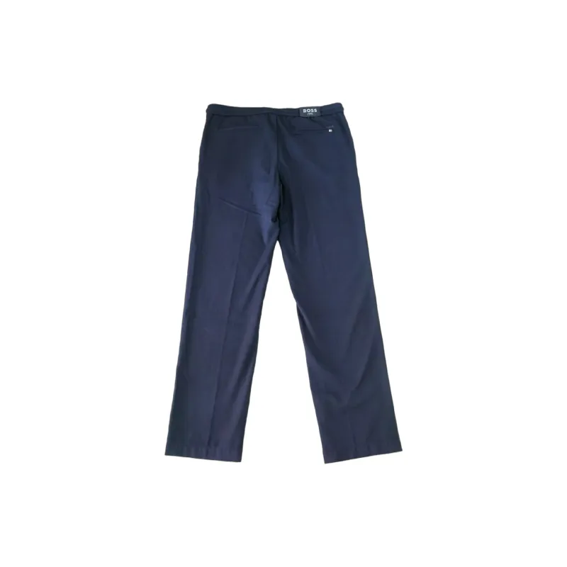 HUGO BOSS FW23 Knitted Sweatpants Men's Marine Blue-1